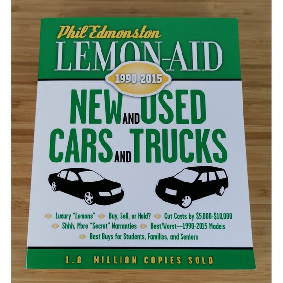 LEMON-AID NEW AND USED CARS AND TRUCKS 1990-2015 By Phil Edmonston **Excellent** - Picture 1 of 4